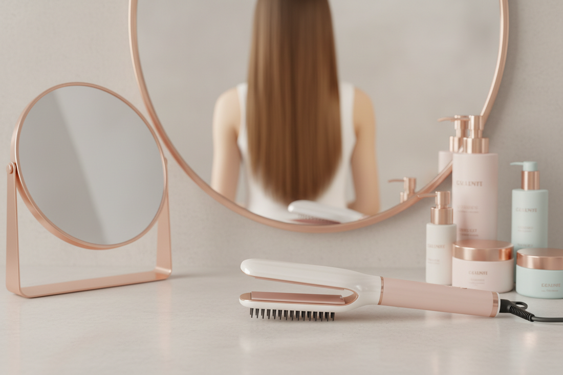 Cabelo Perfeito Sem Fios: O Guia da Escova Alisadora USB