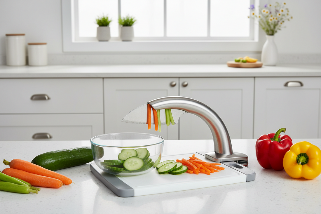 Cortador de Alimentos 2 em 1: O Gadget que Vai Revolucionar a Sua Cozinha