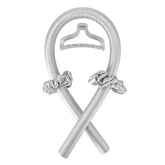 Grey with Clip Color Heatless Curling Headband Set – Soft Foam No-Heat Rollers