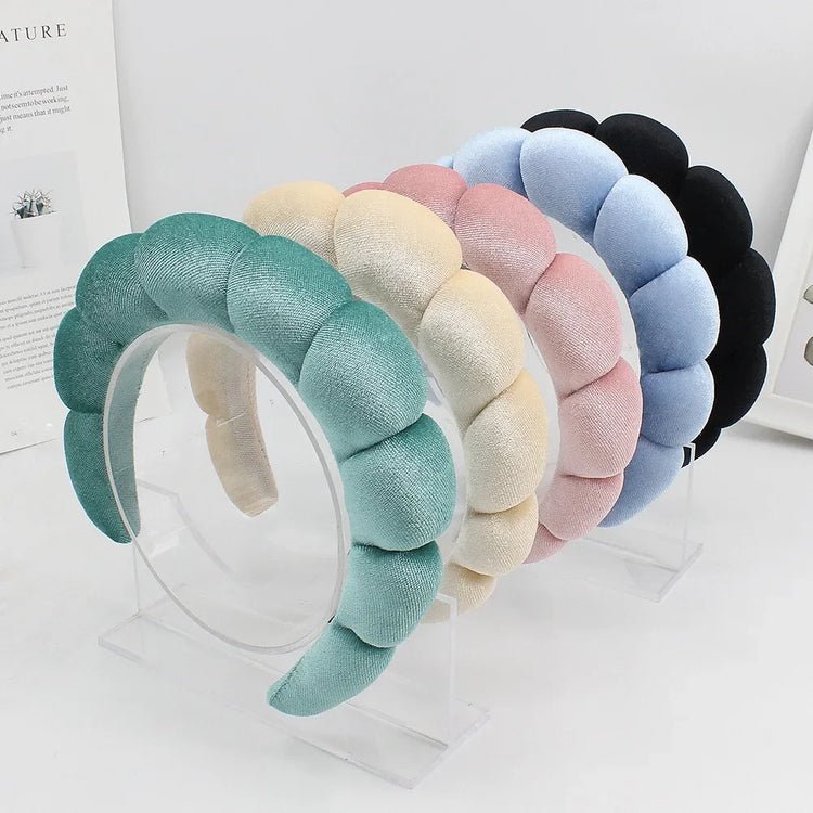 Velvet Spa Headband For Face Washing And Skincare