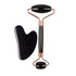 2pcs set-Black Color Silicone Ice Face Roller Set With Gua Sha Massage Tools