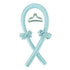 Mint Green with Clip Color Heatless Curling Headband Set – Soft Foam No-Heat Rollers