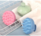Escova de Massagem de Couro Cabeludo em Silicone