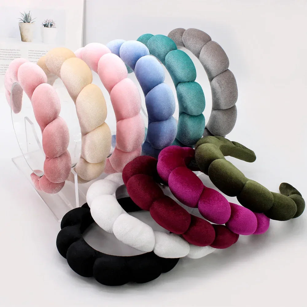 Velvet Spa Headband For Face Washing And Skincare