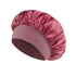 vermelho de couro Cor Touca De Cetim Para Dormir Feminina Com Elástico Suave