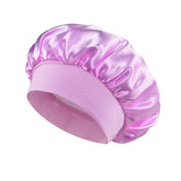 roxo claro Cor Touca De Cetim Para Dormir Feminina Com Elástico Suave