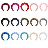 Velvet Spa Headband For Face Washing And Skincare