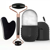 Silicone Ice Face Roller Set With Gua Sha Massage Tools