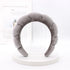 GRAY Color Velvet Spa Headband For Face Washing And Skincare