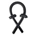 Black no Clip Color Heatless Curling Headband Set – Soft Foam No-Heat Rollers