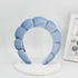 LIGHT BLUE Color Velvet Spa Headband For Face Washing And Skincare